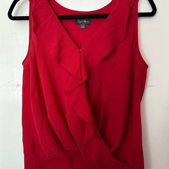 Byer California Tops - Red Sleeveless Top by [Brand]